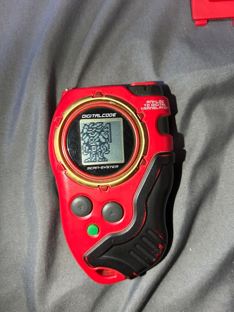 ディースキャナ レッド カイゼルグレイモン カラー 当時物 平成 おもちゃ