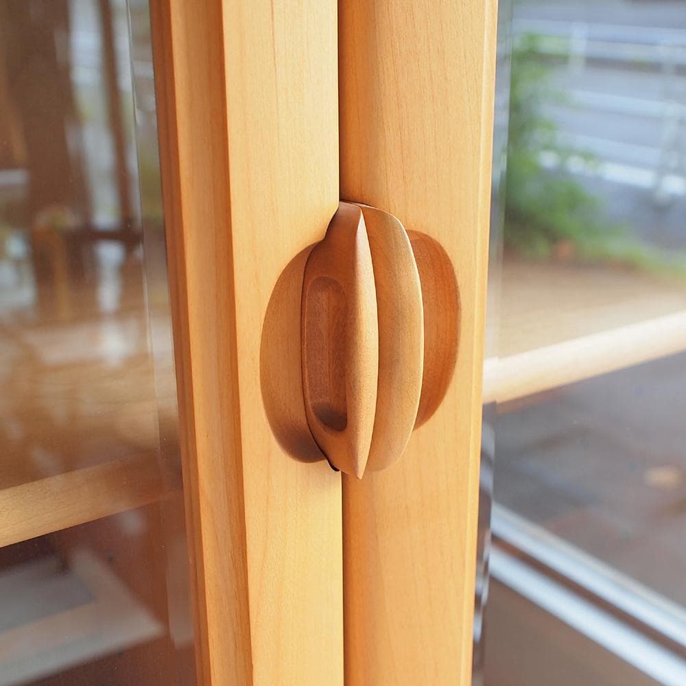 未使用品 起立木工 「フィオナ」 キッチンキャビネット 84cm アルダー材