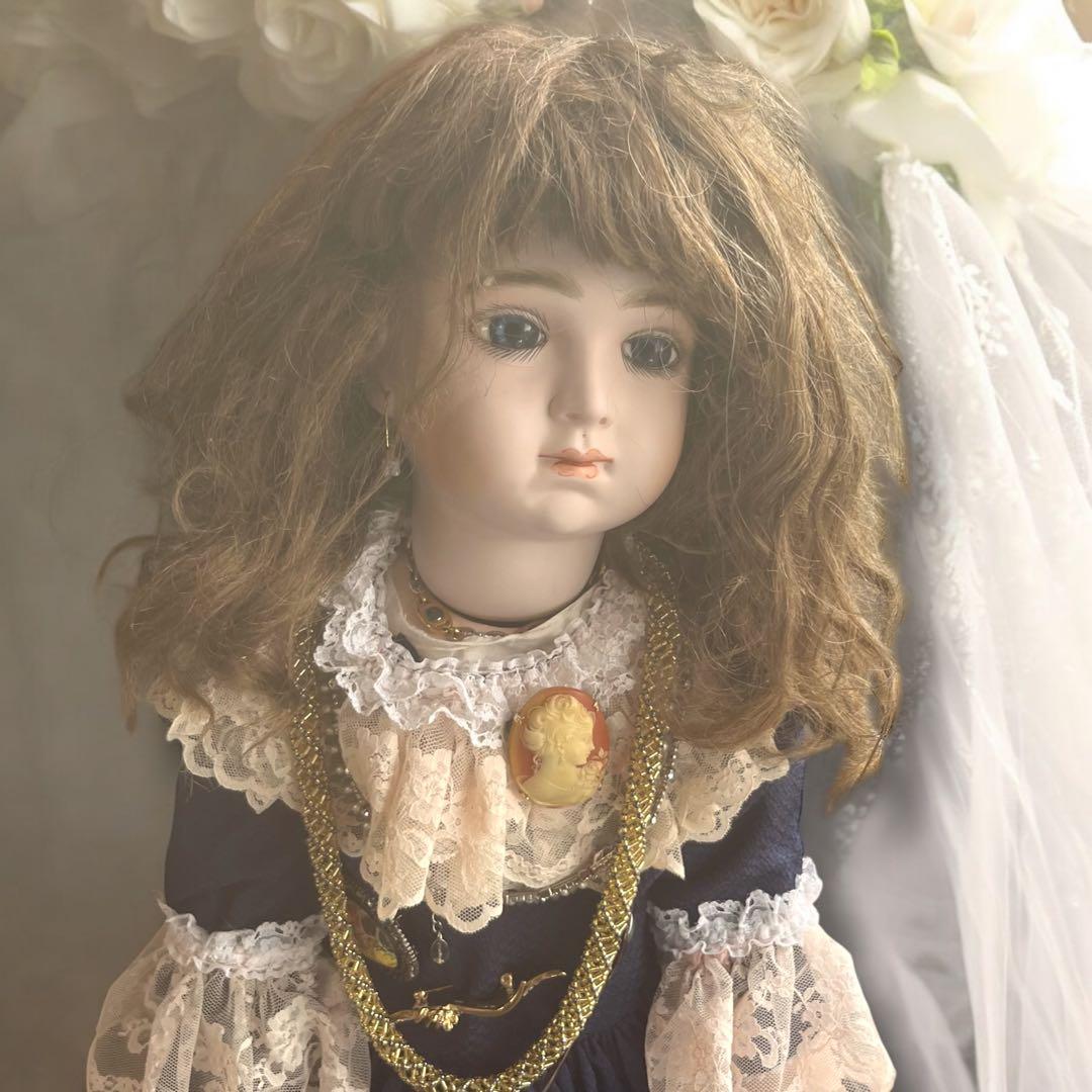 coco ビスクドール アルベール マルク リプロ シェルカメオ 春 桜