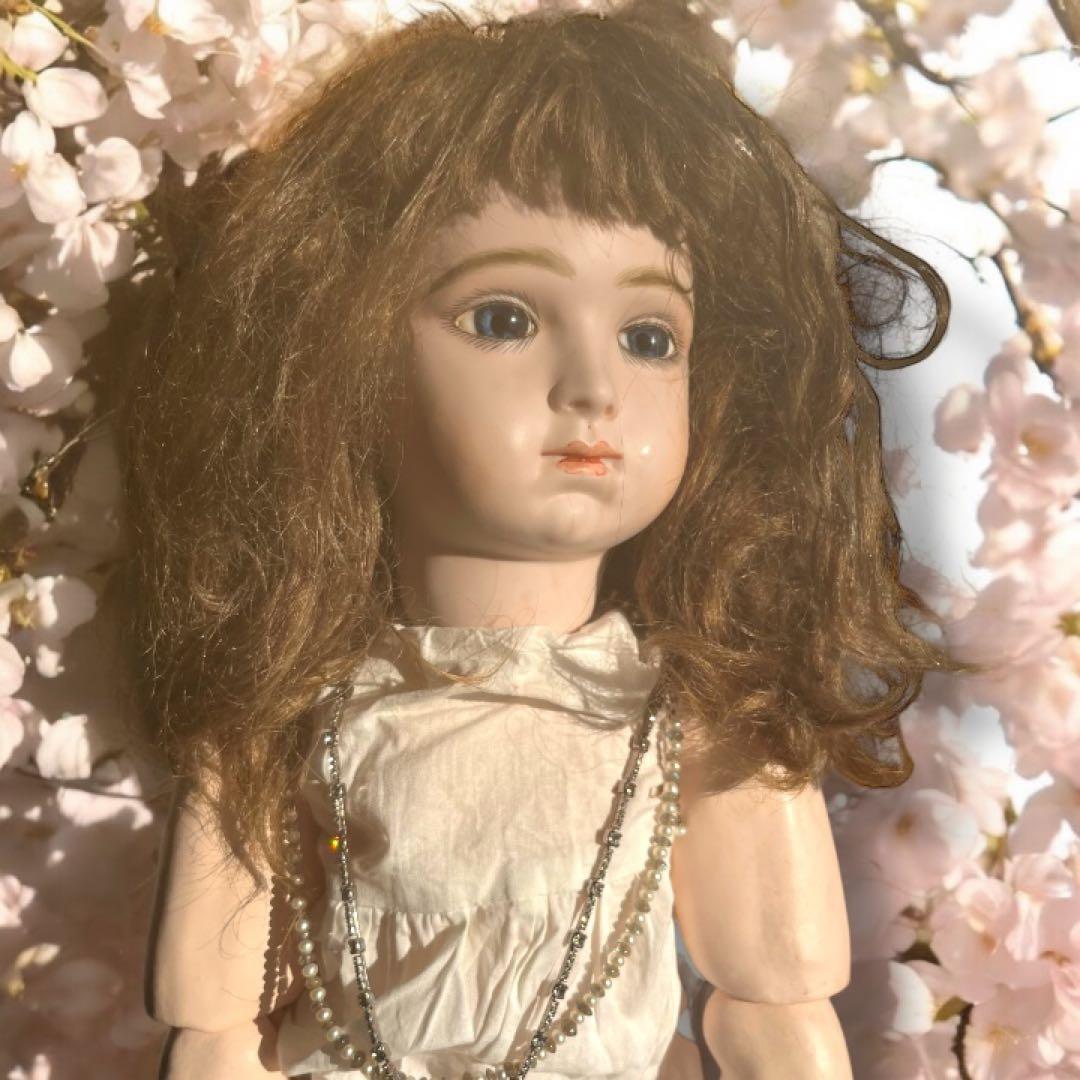 coco ビスクドール アルベール マルク リプロ シェルカメオ 春 桜