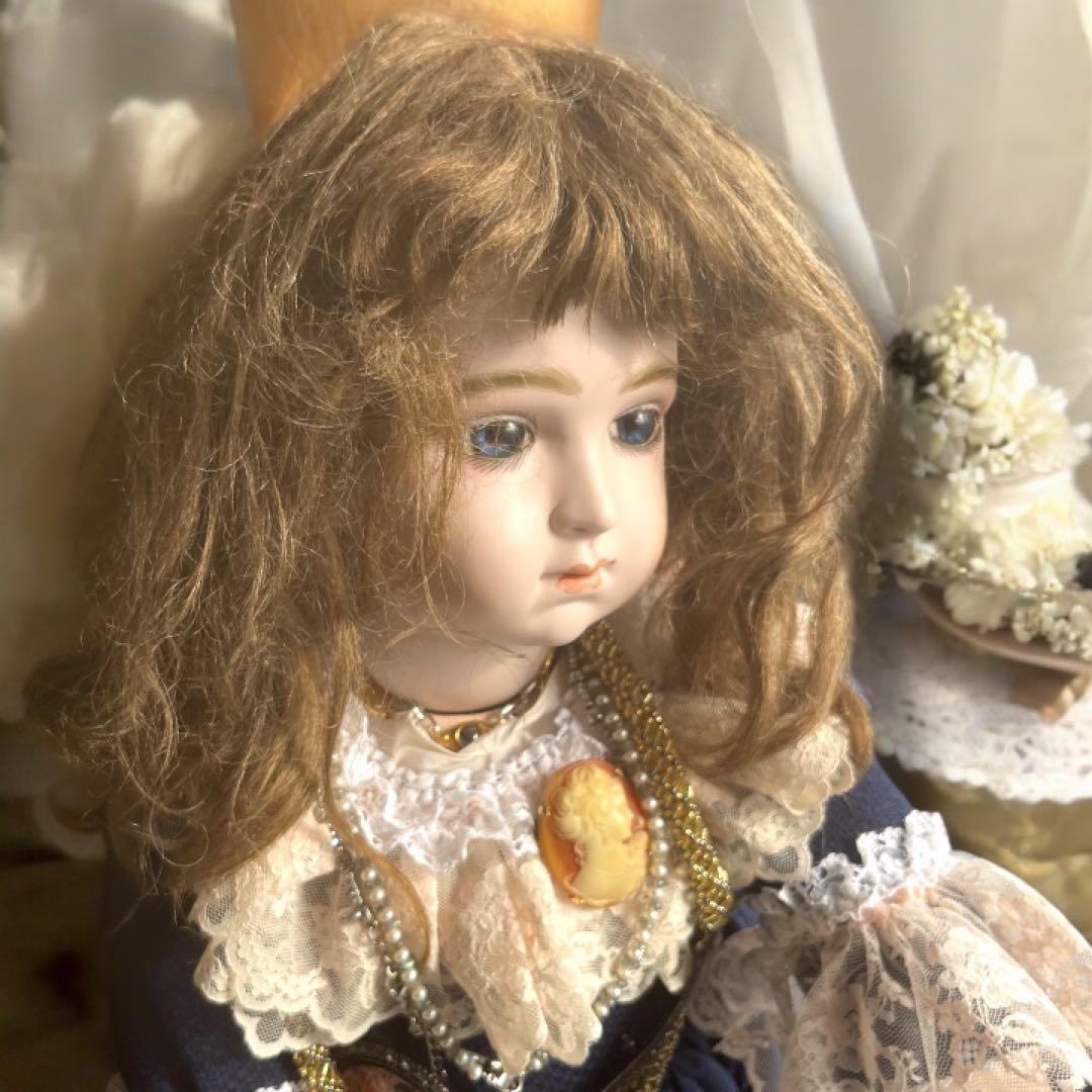 coco ビスクドール アルベール マルク リプロ シェルカメオ 春 桜