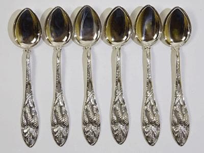 クリストフウィドマン コーヒーティースプーン6本セット(植物柄)