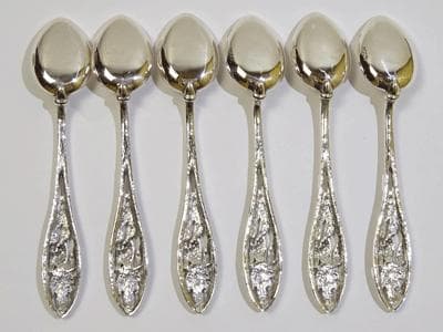 クリストフウィドマン コーヒーティースプーン6本セット(植物柄)