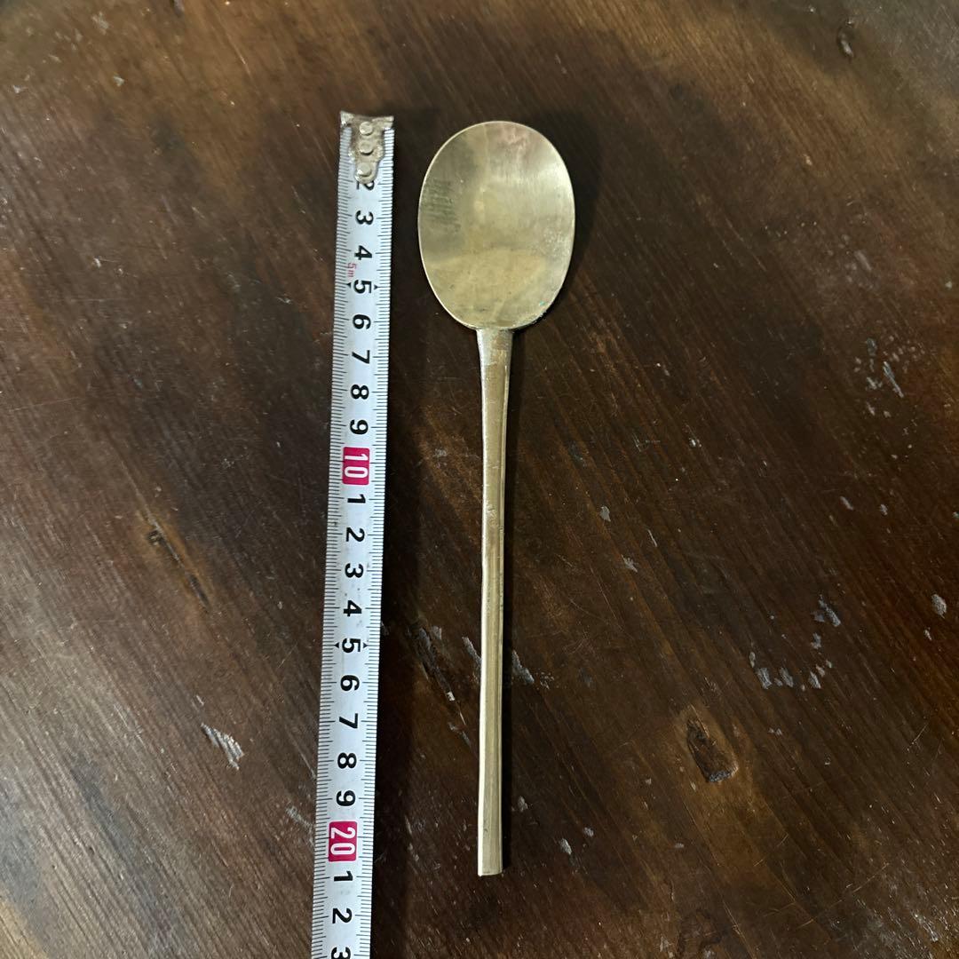 李朝スッカラ5点　(g228)韓国スプーン.アンティーク.ヴィンテージ.古道具