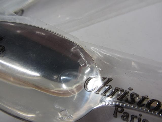 RU-2587　クリストフル　パールデミタス　スプーン6本セット　未開封未使用