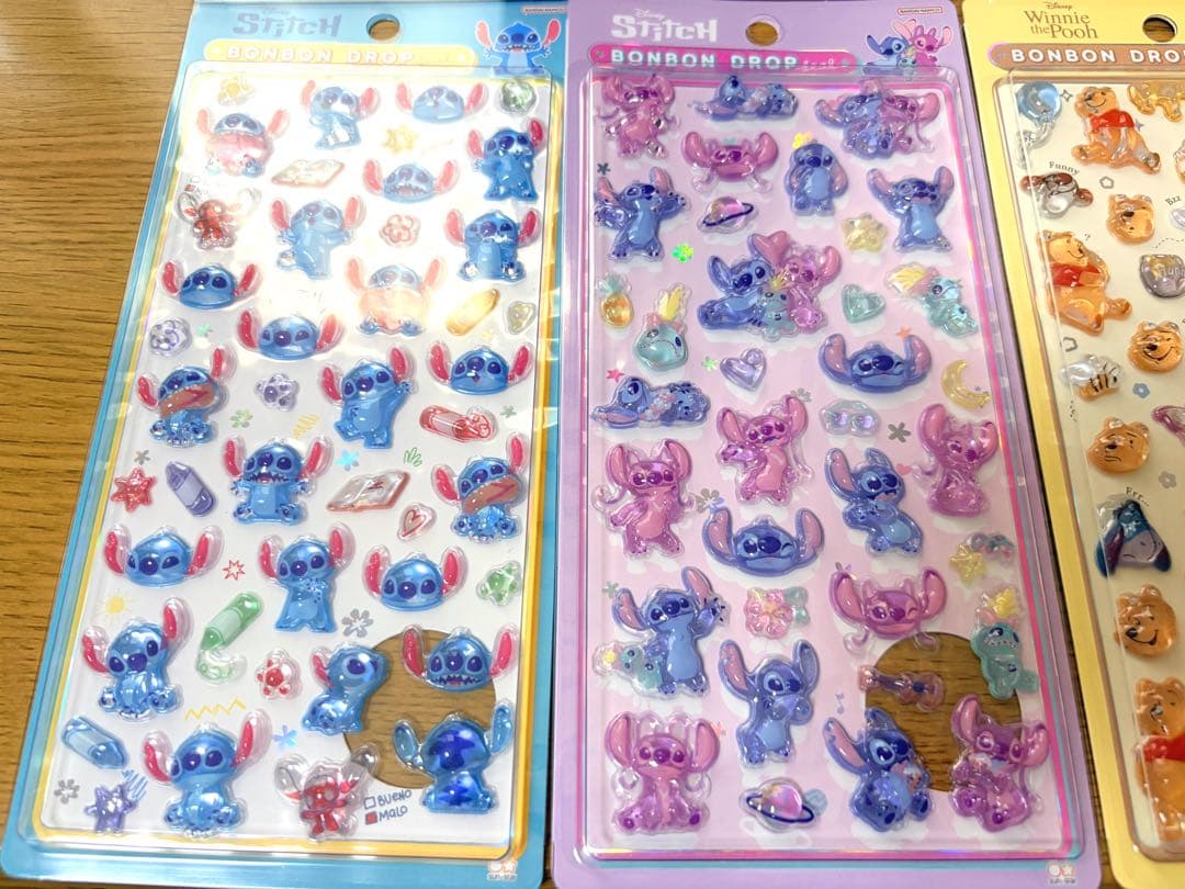 正規品 ボンボンドロップシール ディズニー 8種類