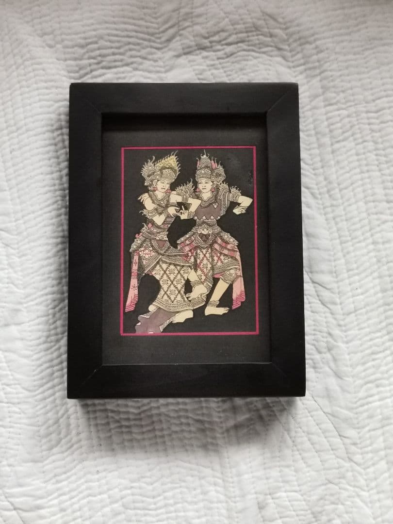 インドネシアバリ島アート細密画 神の踊り コモシャンバラ