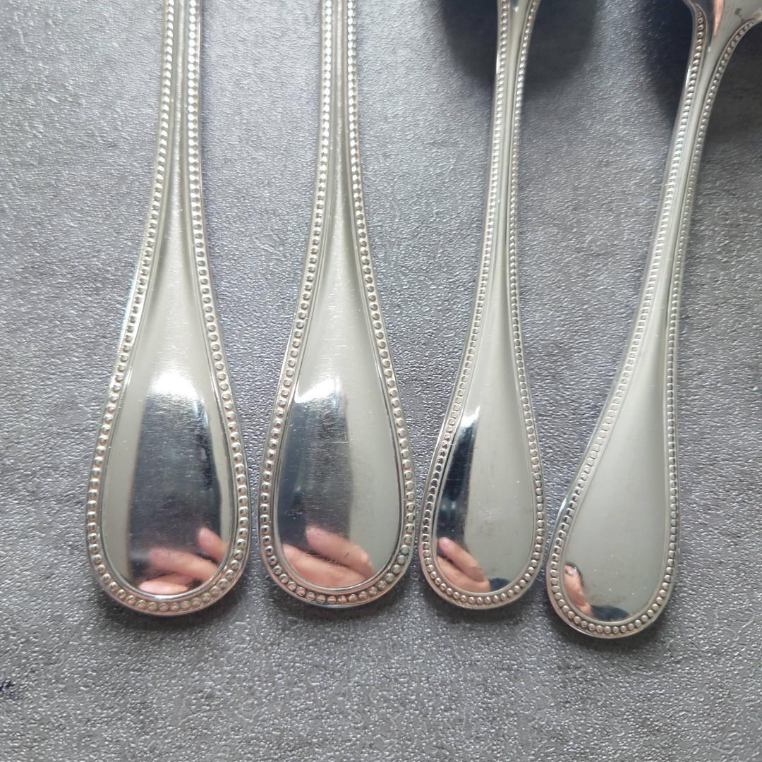 クリストフル パール ケーキフォーク コーヒースプーン 4点
