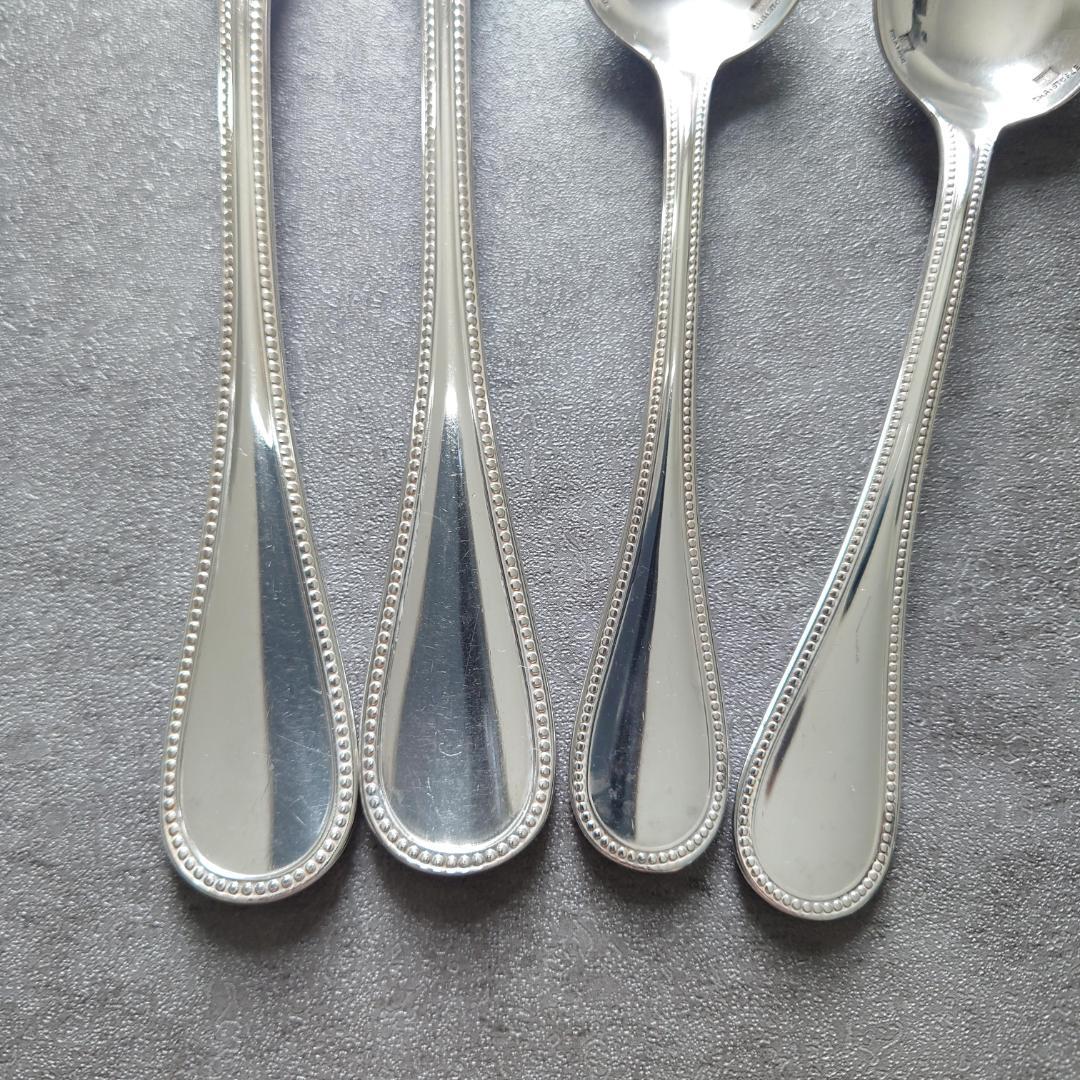 クリストフル パール ケーキフォーク コーヒースプーン 4点