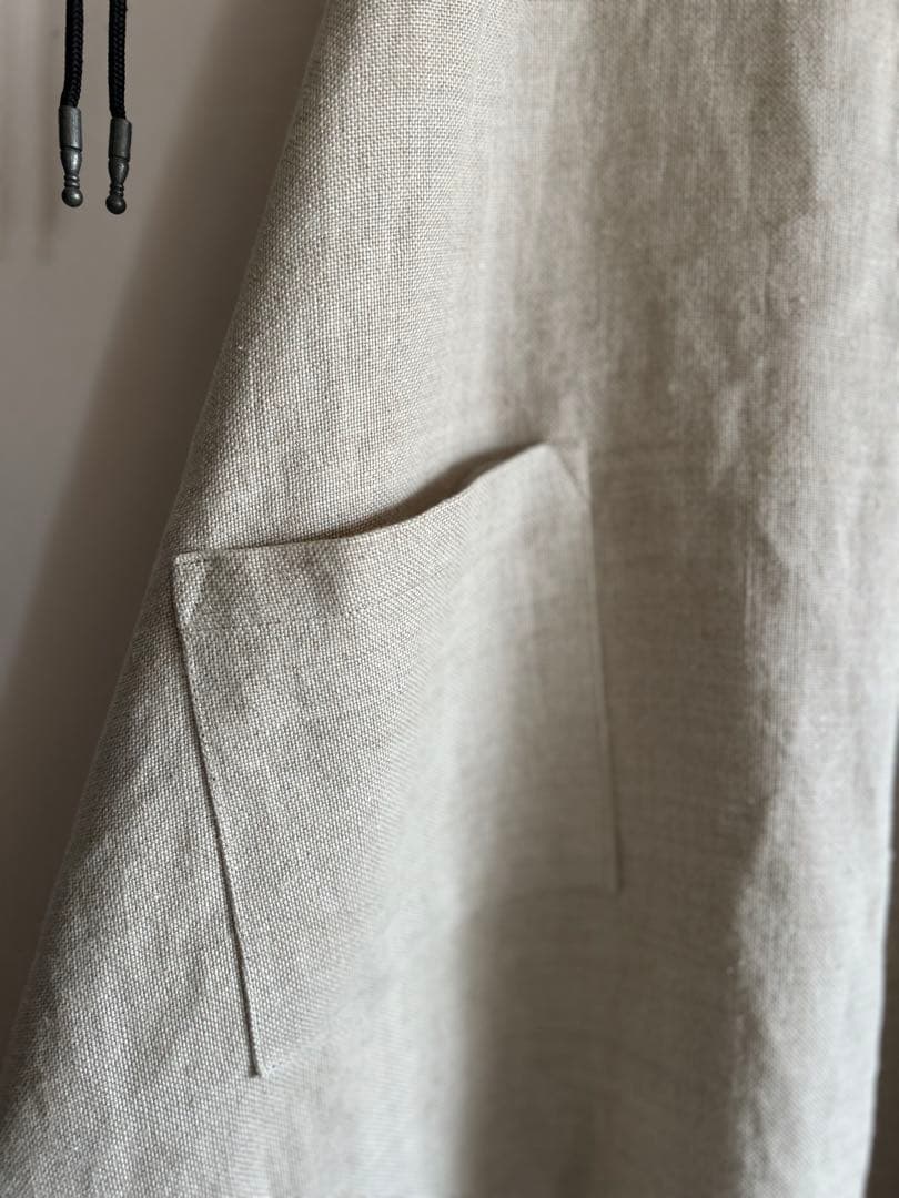 リネン　赤耳　セルビッチ　エプロン　ロングエプロン　伊藤まさこ　雅姫