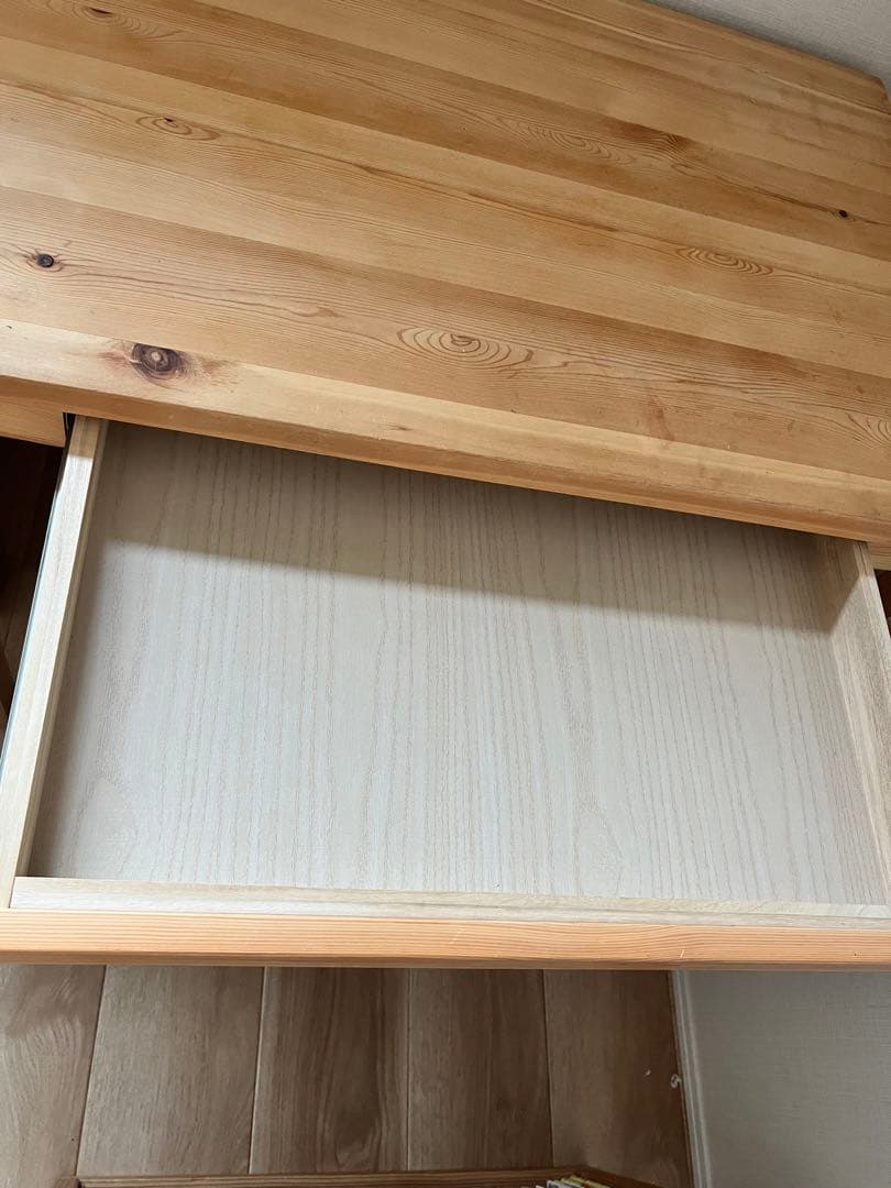 引き渡し　無印良品　デスク