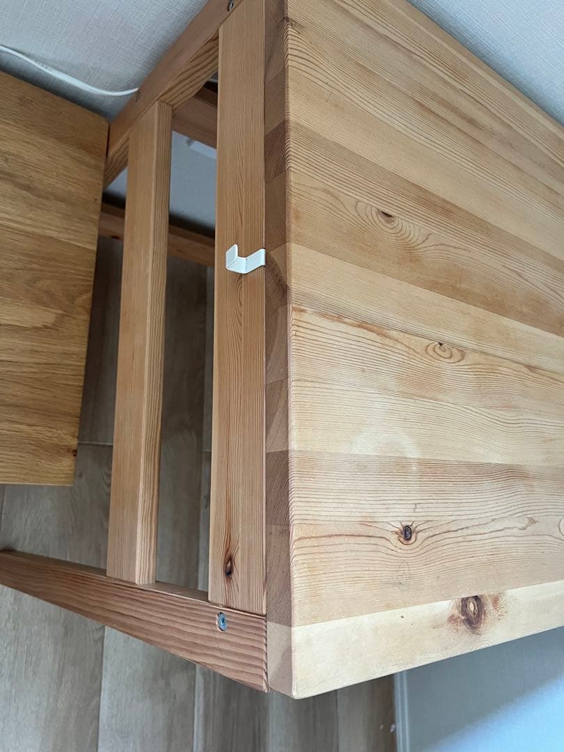 引き渡し　無印良品　デスク