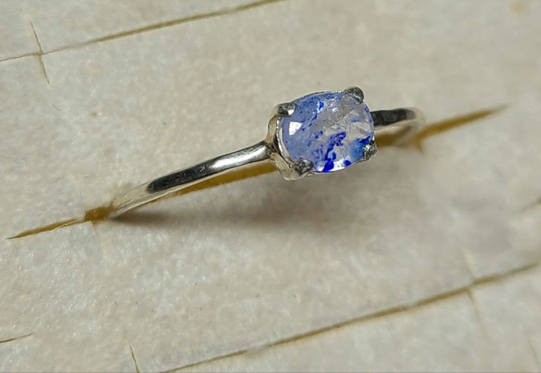 リツ専用美しいビビッドブルーのコントラスト!★ラズライトインソーダライト★