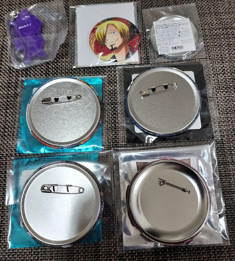 ワンピース 麦わらストア お台場 バラティエ 缶バッジ サンジ 輩缶