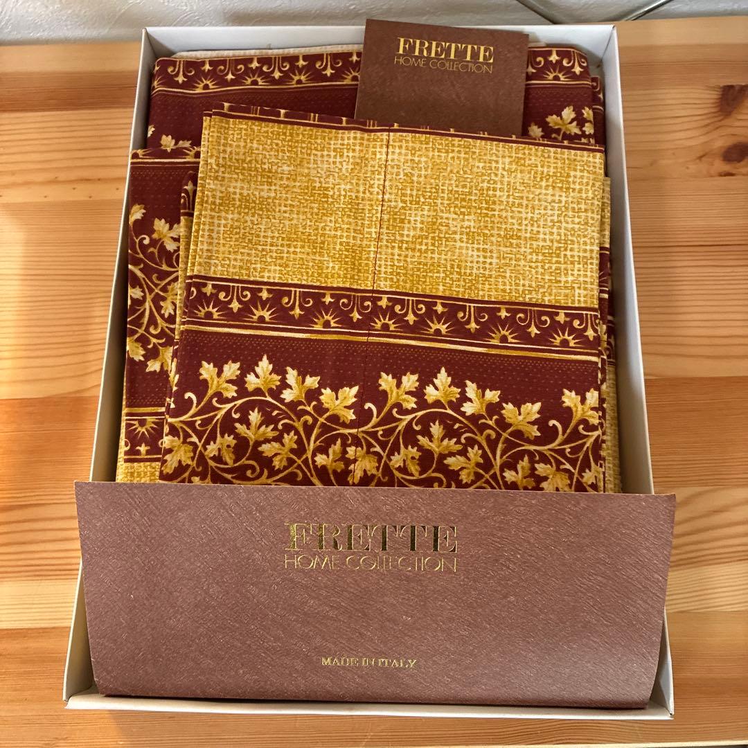 FRETTE フレッテ イタリア製　高級　マットレスシーツ　敷き布団シーツ
