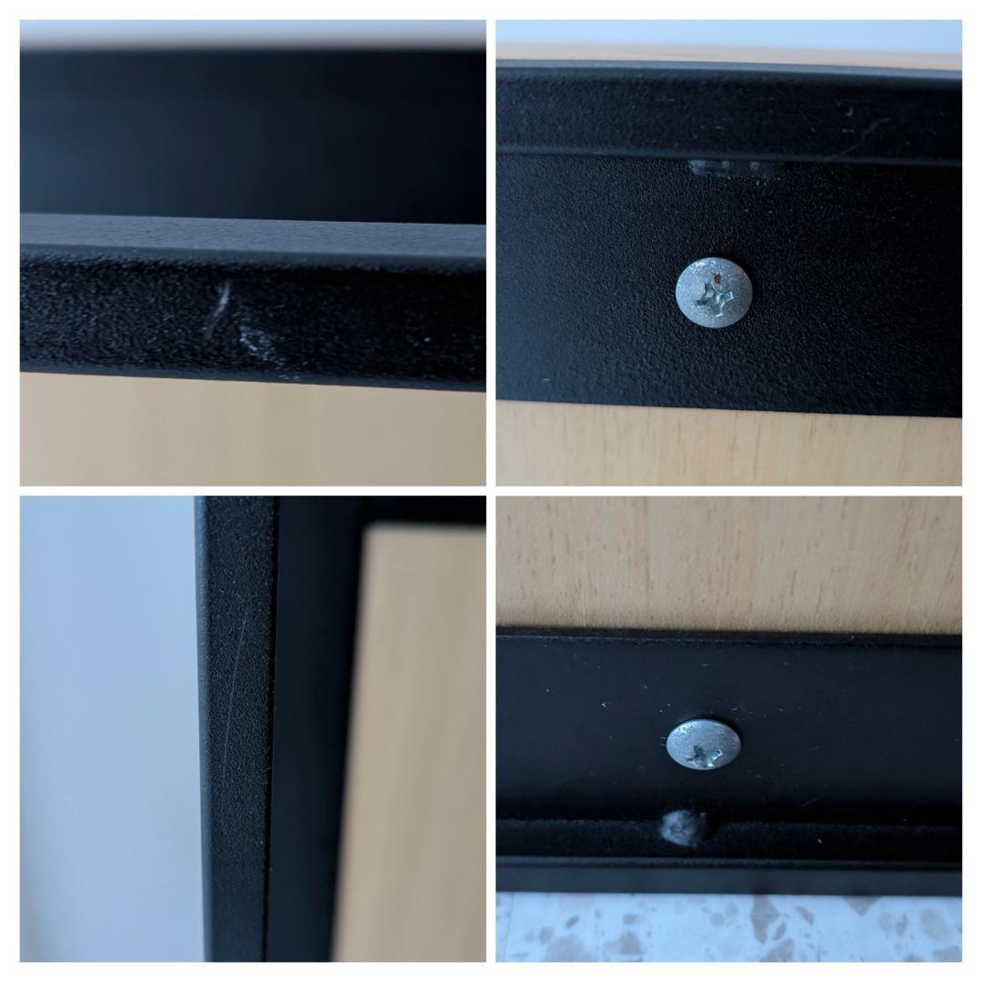 used 高野木工 リニエ コンビテーブル セット オーク×アイアン 美品 北欧