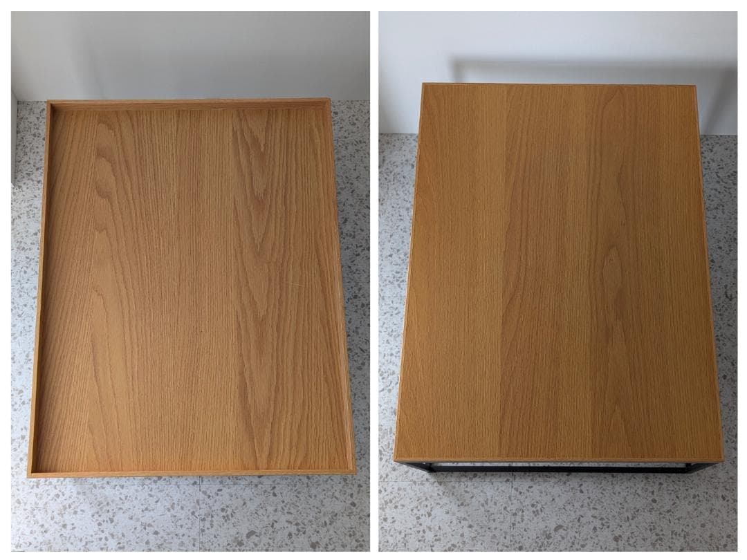 used 高野木工 リニエ コンビテーブル セット オーク×アイアン 美品 北欧