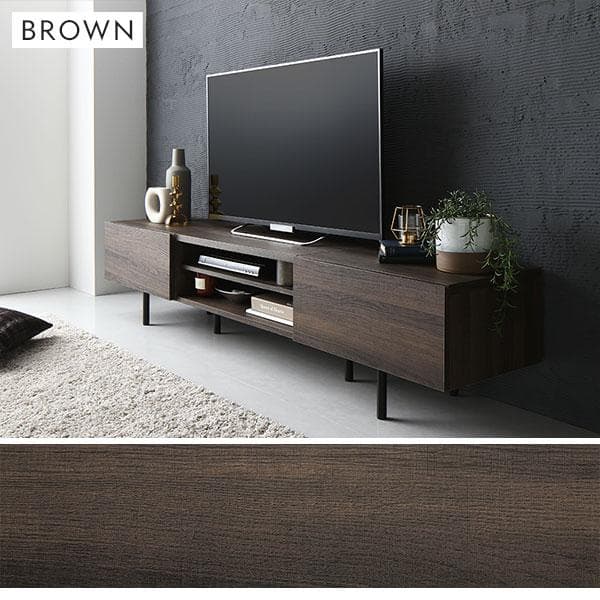 テレビ台　テレビボード　ブラウン　180cm