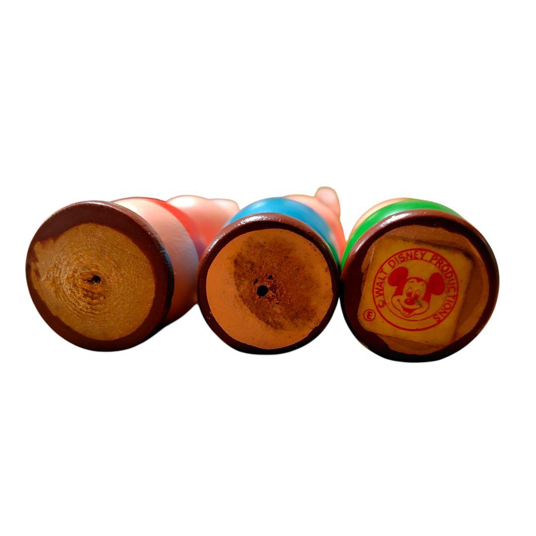 ディズニー 3匹のこぶた まんがこけし アンティーク 貴重 昭和レトロ