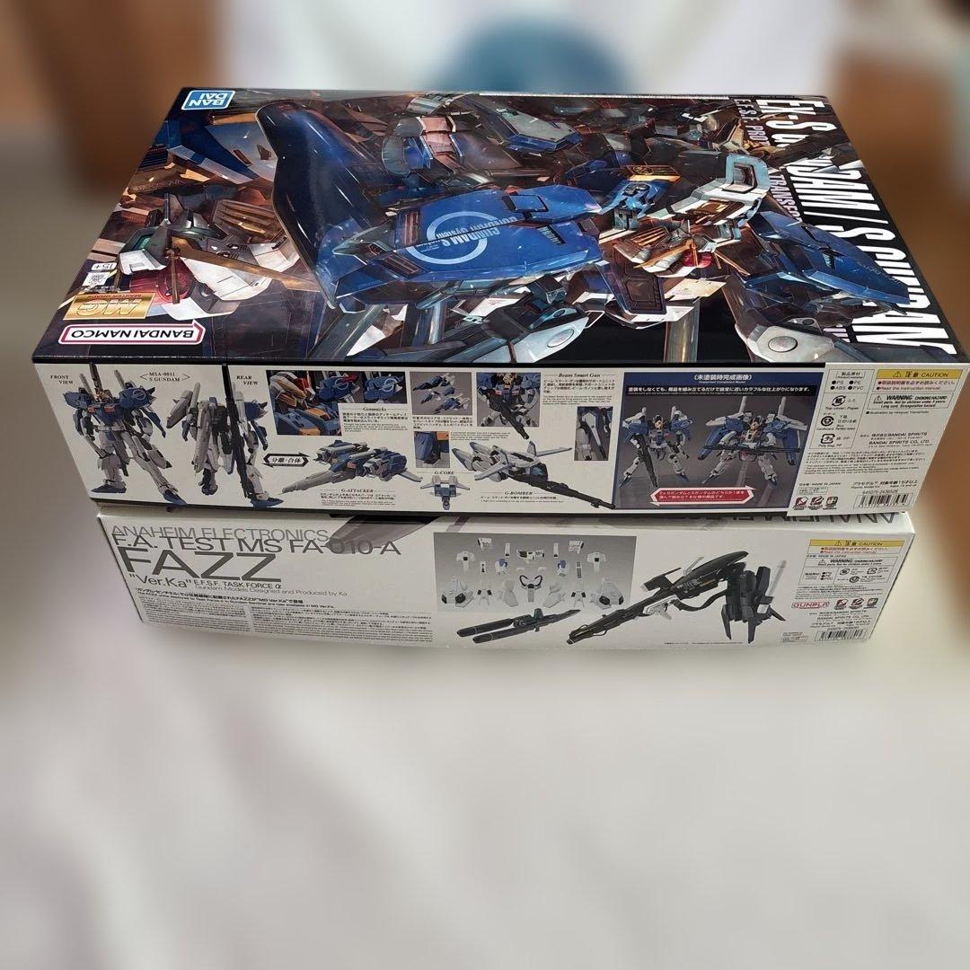 【未組立】MG Ex-Sガンダム & FAZZ ver.ka セット