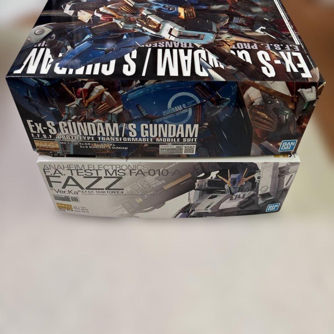 【未組立】MG Ex-Sガンダム & FAZZ ver.ka セット