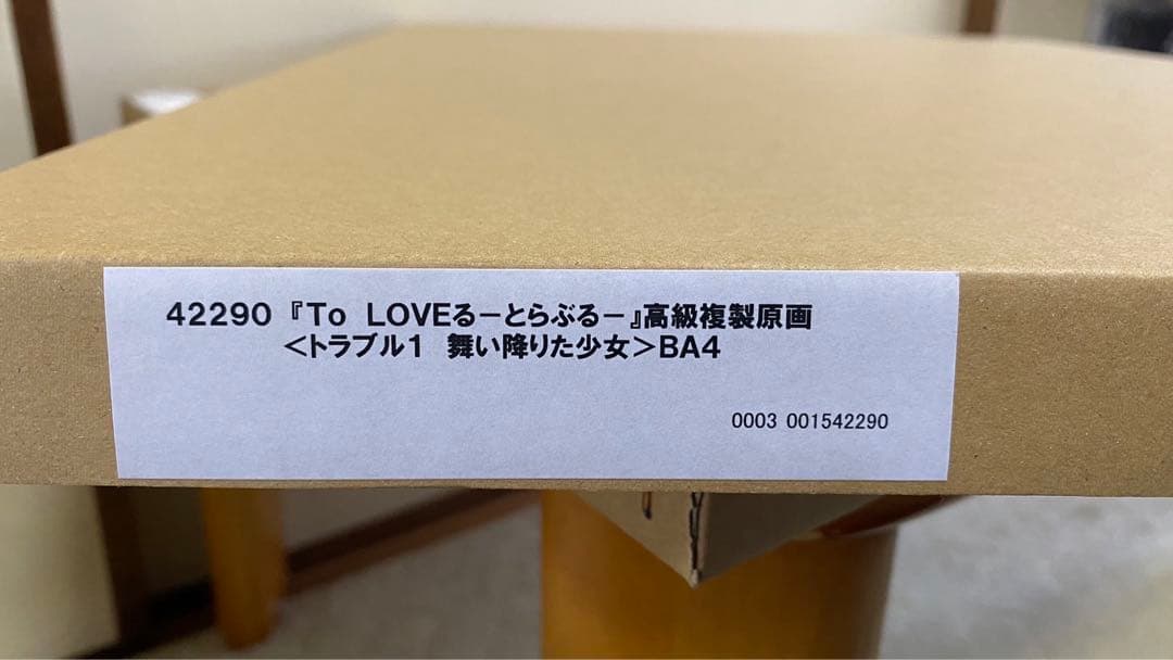 『To LOVEる-とらぶる-』高級複製原画 〈トラブル１ 舞い降りた少女〉