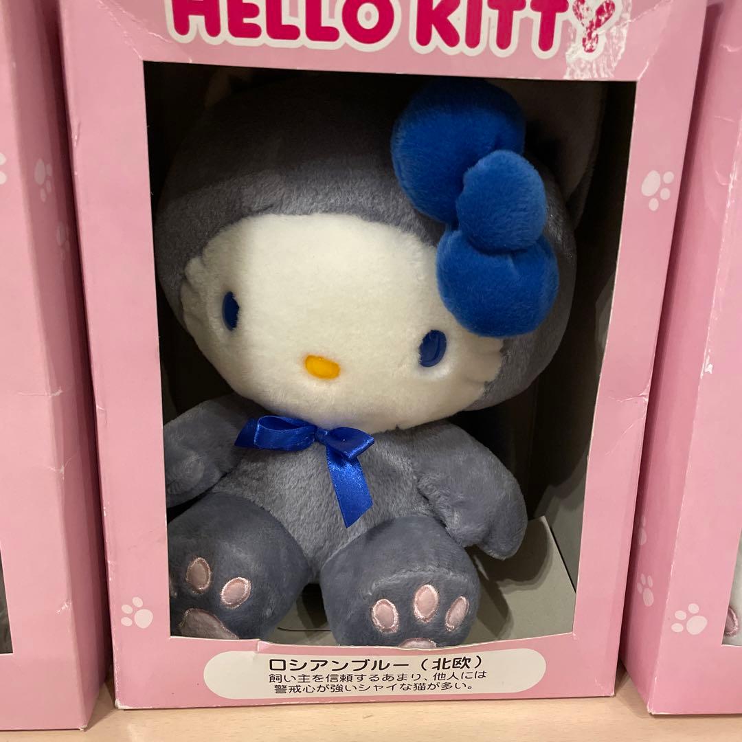 ハローキティ 世界のネココレクション ロシアンブルー アメショ
