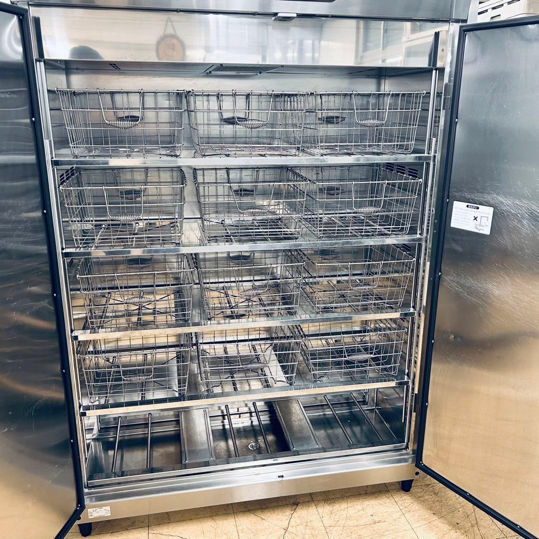 4751【動作美品】HOSHIZAKI◇消毒保管庫◇3相200V◇専用カゴ12個