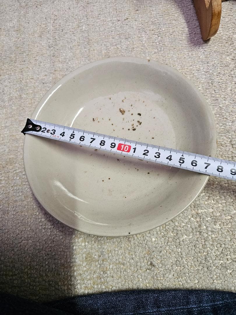 中国 明時代 白磁皿 振りものあります