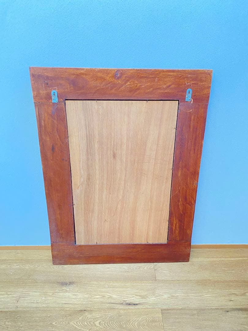 姿見 アンティーク鏡 オールドチーク 古材 アンティーク鏡