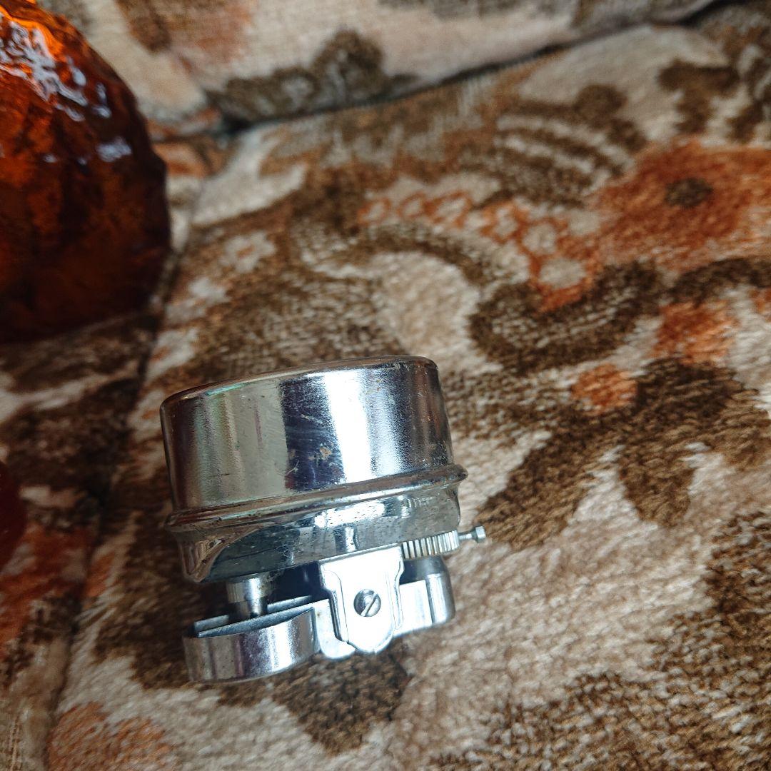 アンバーガラス 置き型ライター希少アンティーク