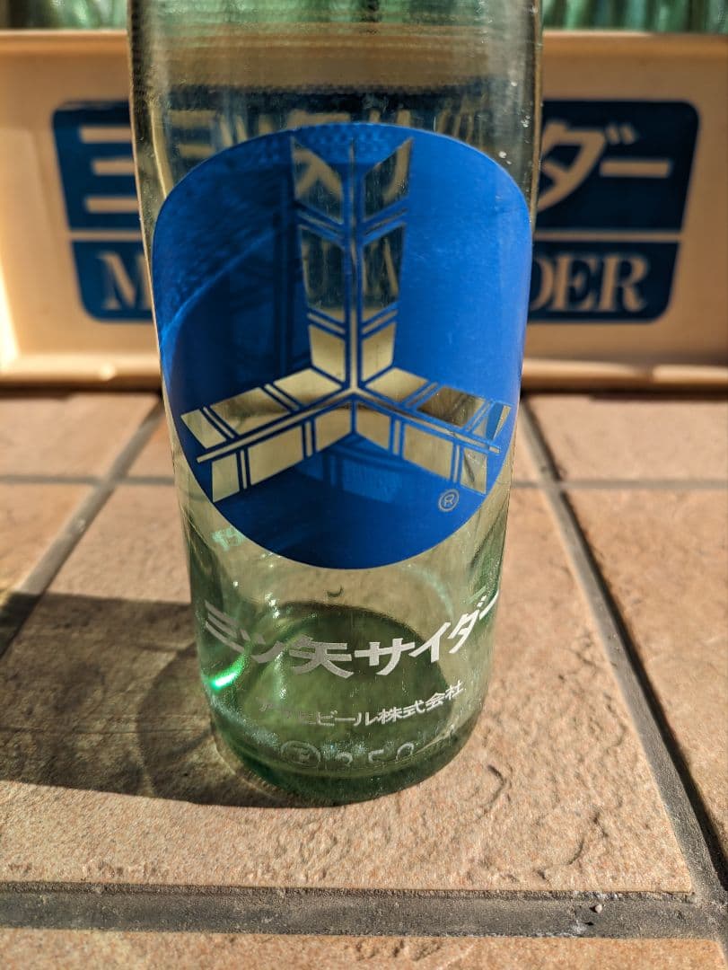 昭和レトロ】三ツ矢サイダー 空き瓶 29本 ケース付き - メルカリ