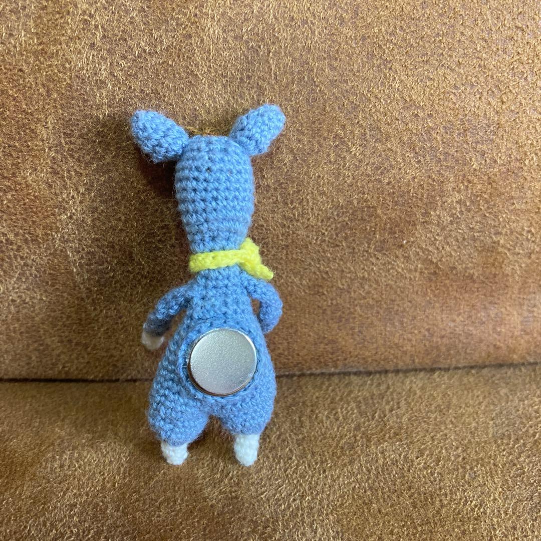 編みぐるみ　マグネット　アルパカ