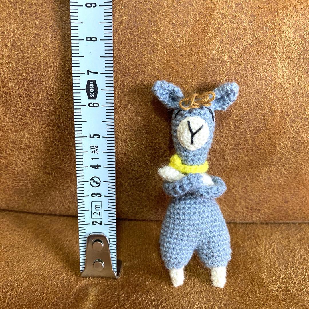 編みぐるみ　マグネット　アルパカ