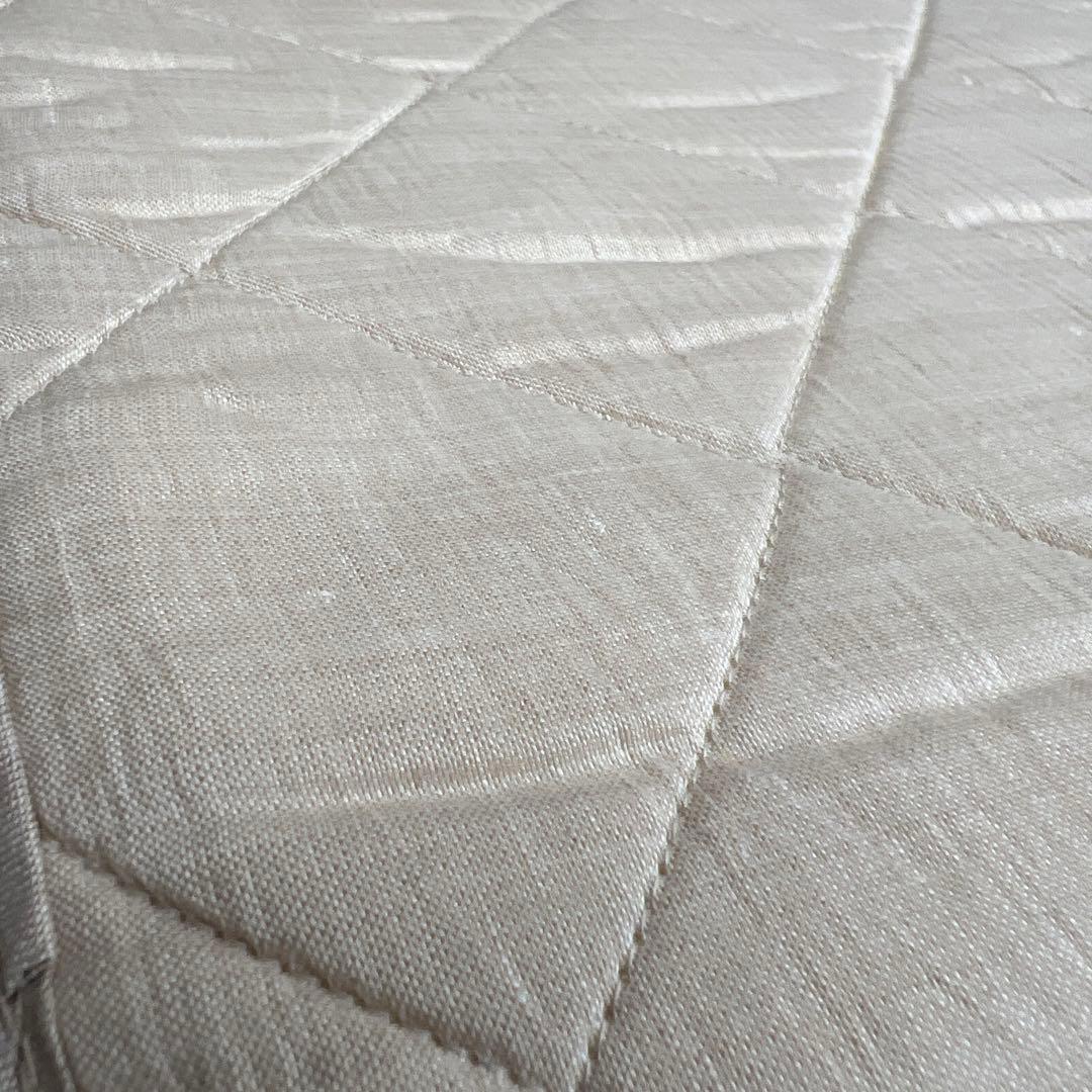 ウォッシャブル本麻敷きパッド　セミダブル　麻100% 新品　日本製