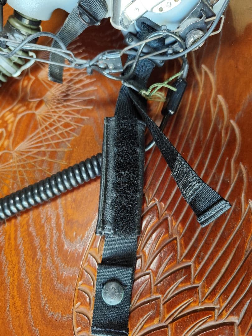 輸送機クルーヘルメット　マスク、ブーム マイク付き