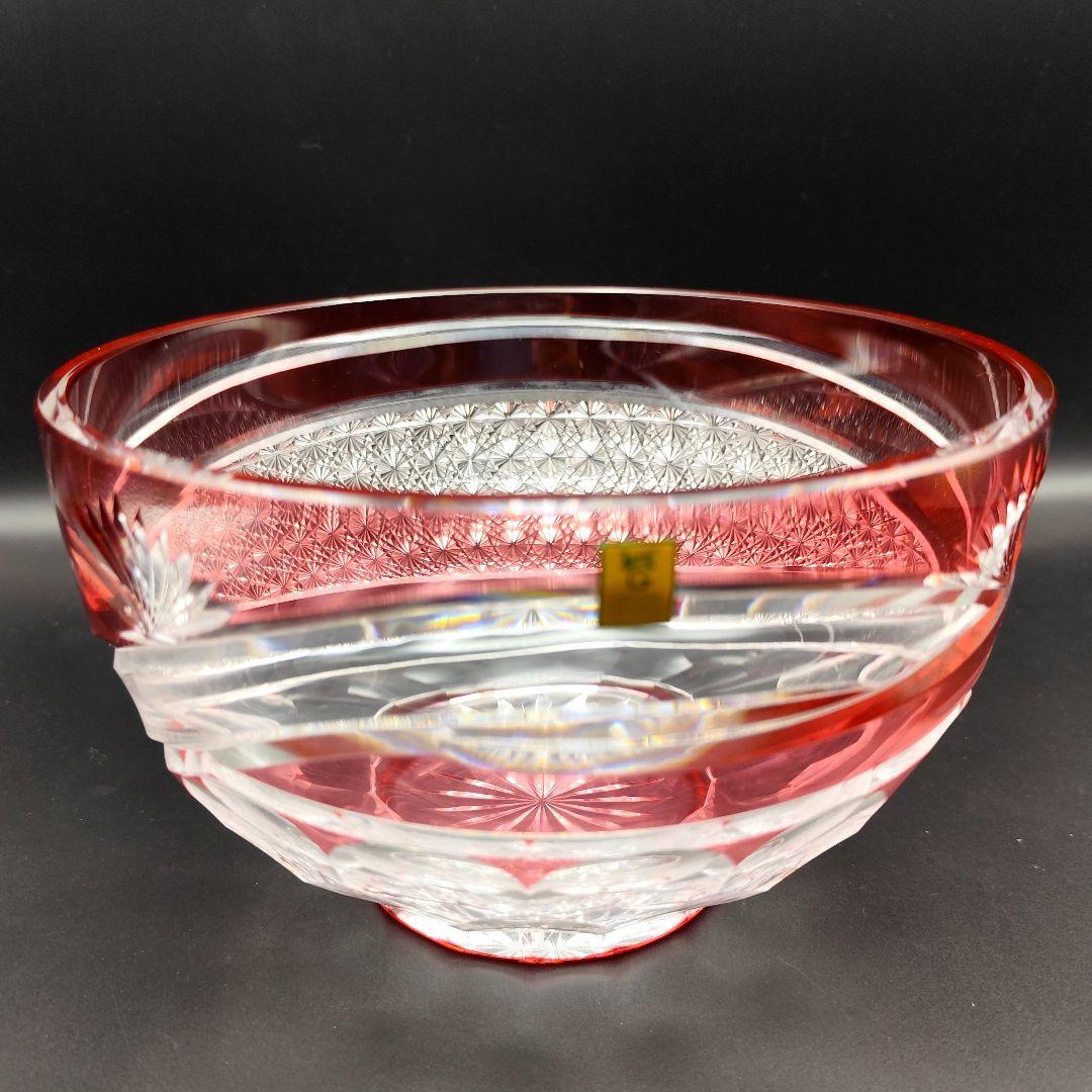 定価約16万円☆超希少品 祝の膳 大鉢カガミクリスタル（切子、江戸切子