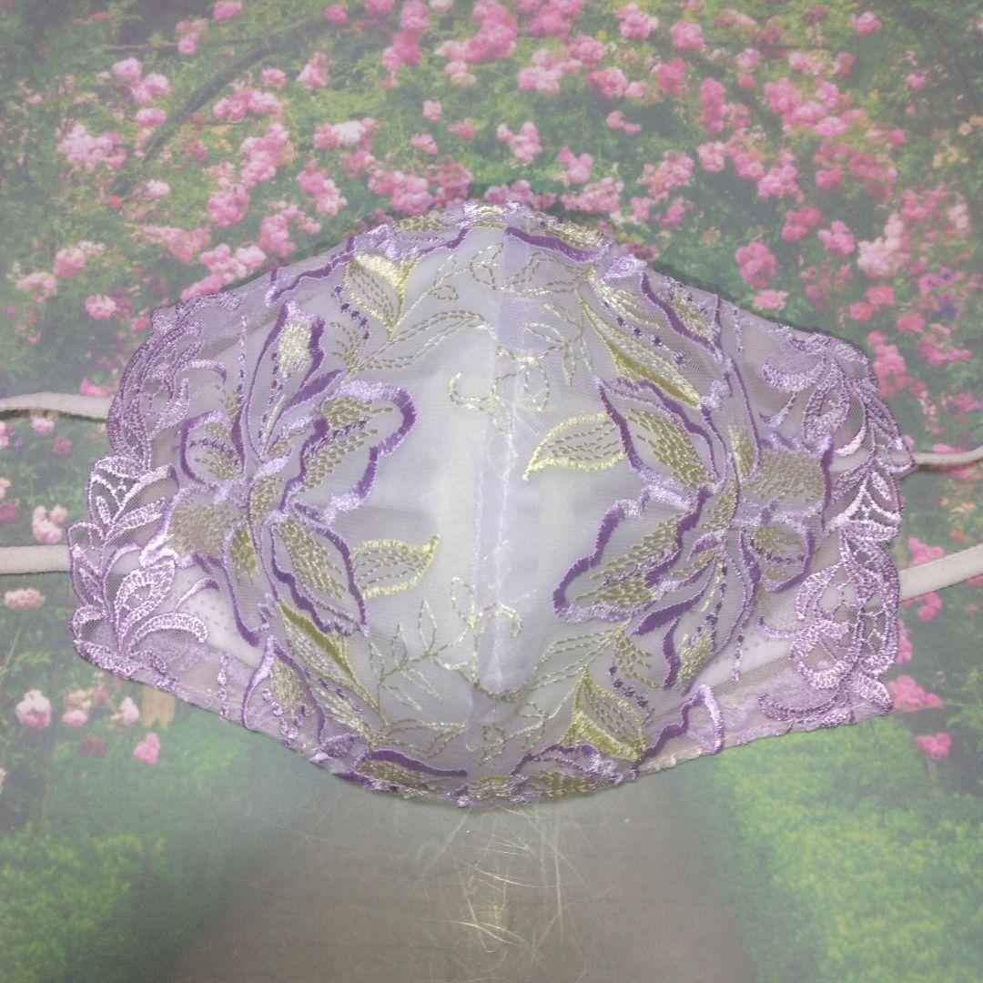 おしゃれなマスクカバー/裏地高島ちぢみ(25129)