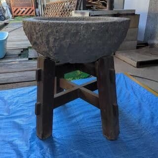 餅つき 石臼