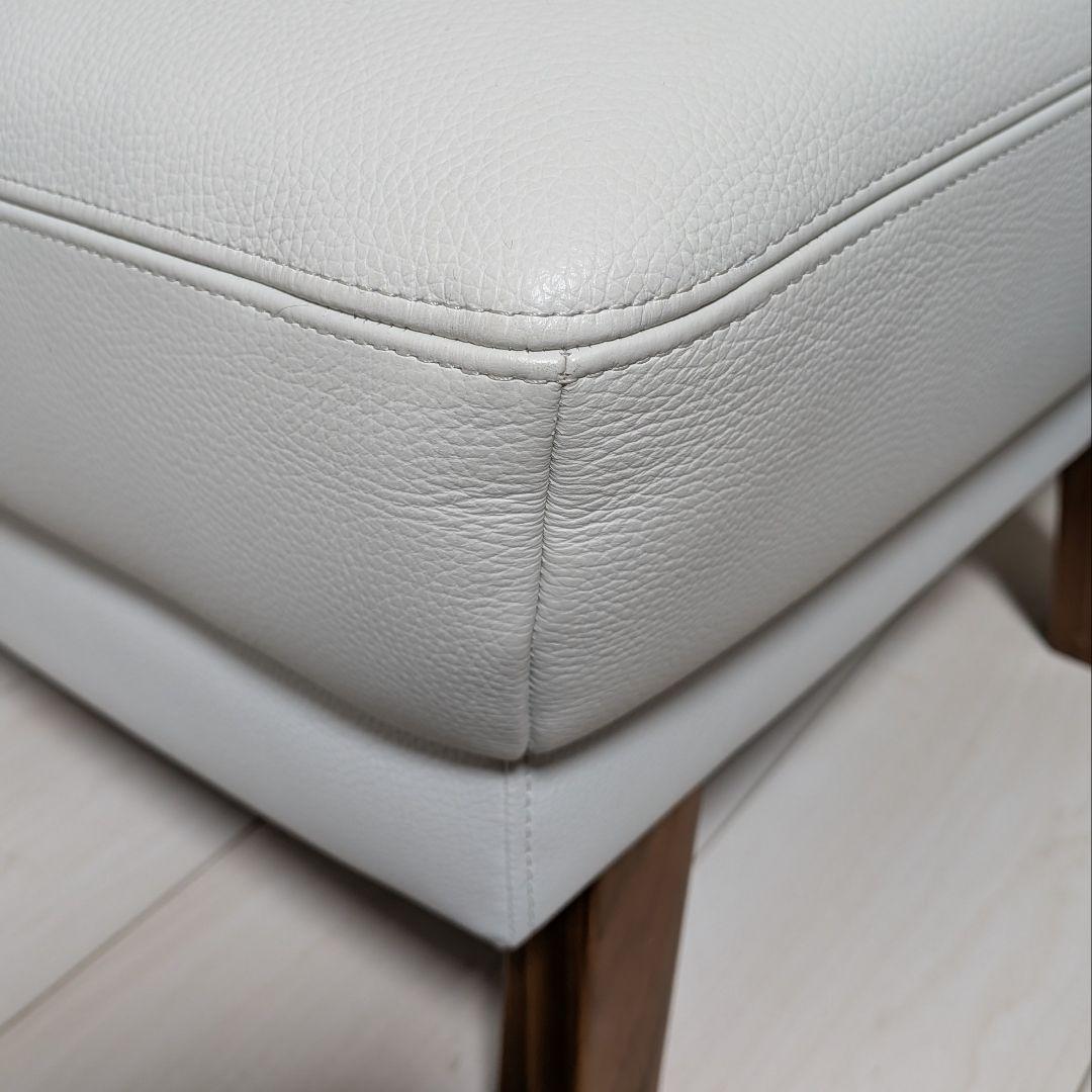 カリモク 本革 スツール オットマン 美品