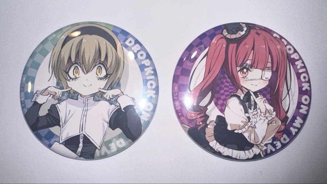 邪神ちゃんドロップキック 花園ゆりね ぺこら 缶バッジ - メルカリ