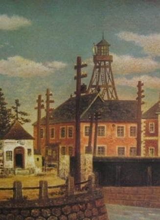 岡鹿之助、【橋】、希少な大判額装用画集より、美品、日本人画家、新品