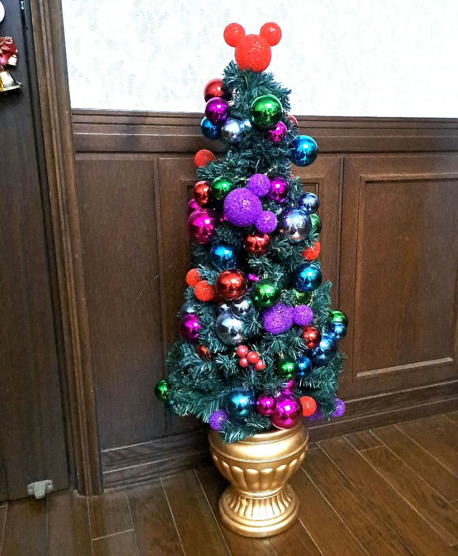 カラフル ミッキー クリスマスツリー