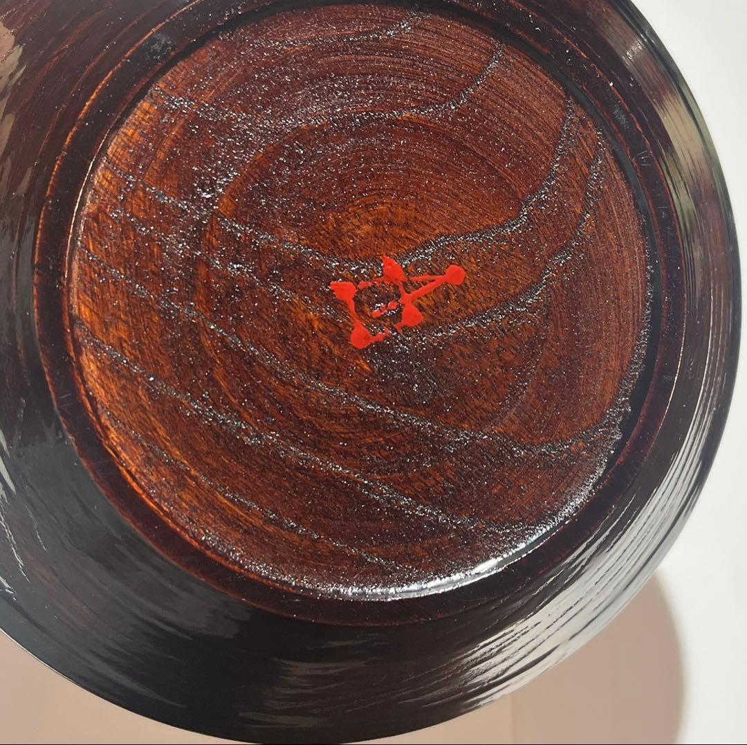 輪島塗　角 偉三郎 利休皿