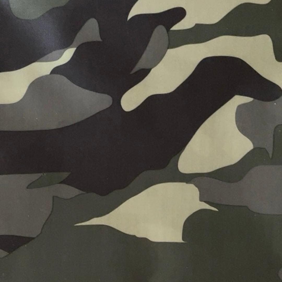 ネイビー　カモフラージュ＊大きめレッスンバッグ　３点セット