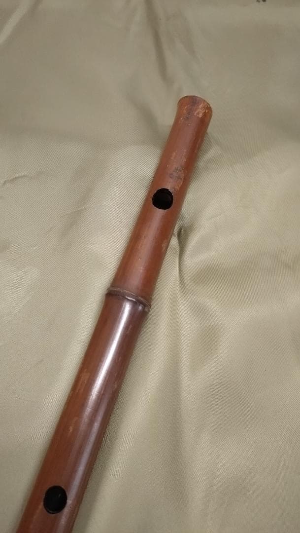 煤竹　真竹笛　古典調4本調子　篠笛