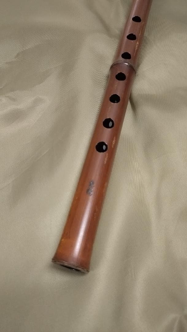 煤竹　真竹笛　古典調4本調子　篠笛