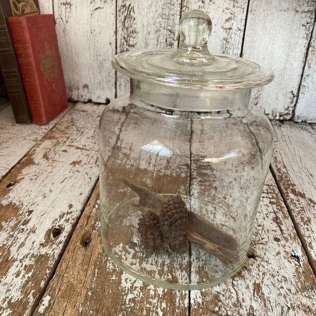 ヴィンテージ ガラス瓶 古硝子 ボトル 保存容器 花瓶 フラワーベース 花器