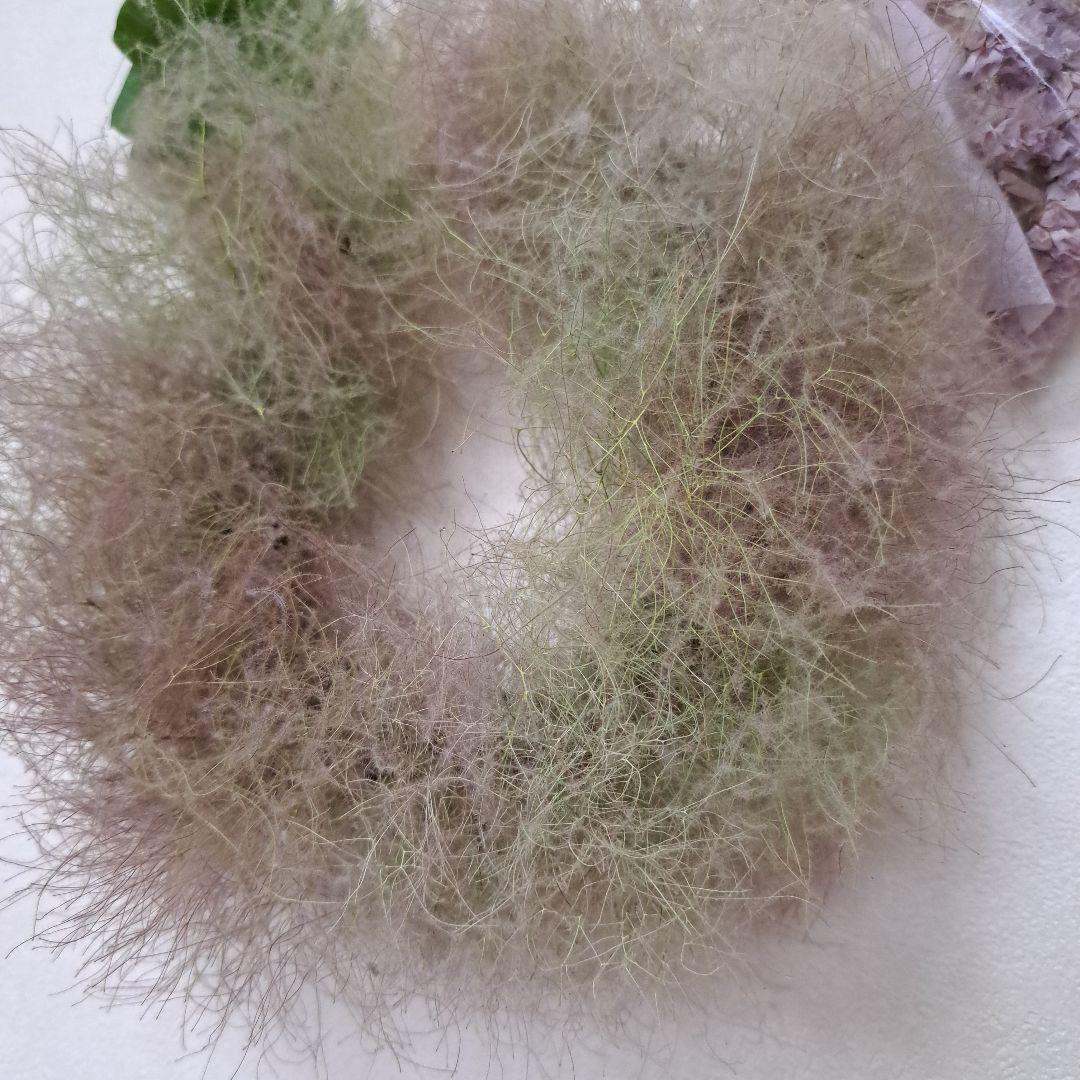 ふわふわスモークツリーのリース