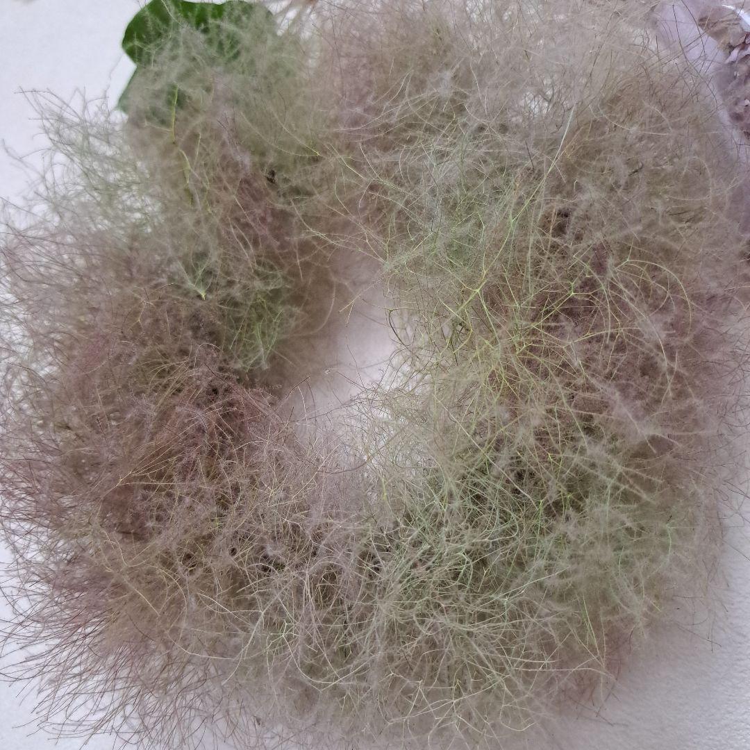 ふわふわスモークツリーのリース